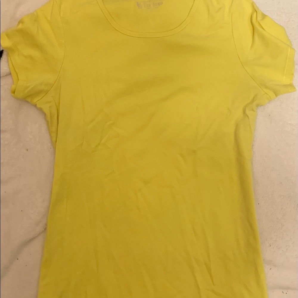 Victoria’s Secret yellow scoop neck T-shirt